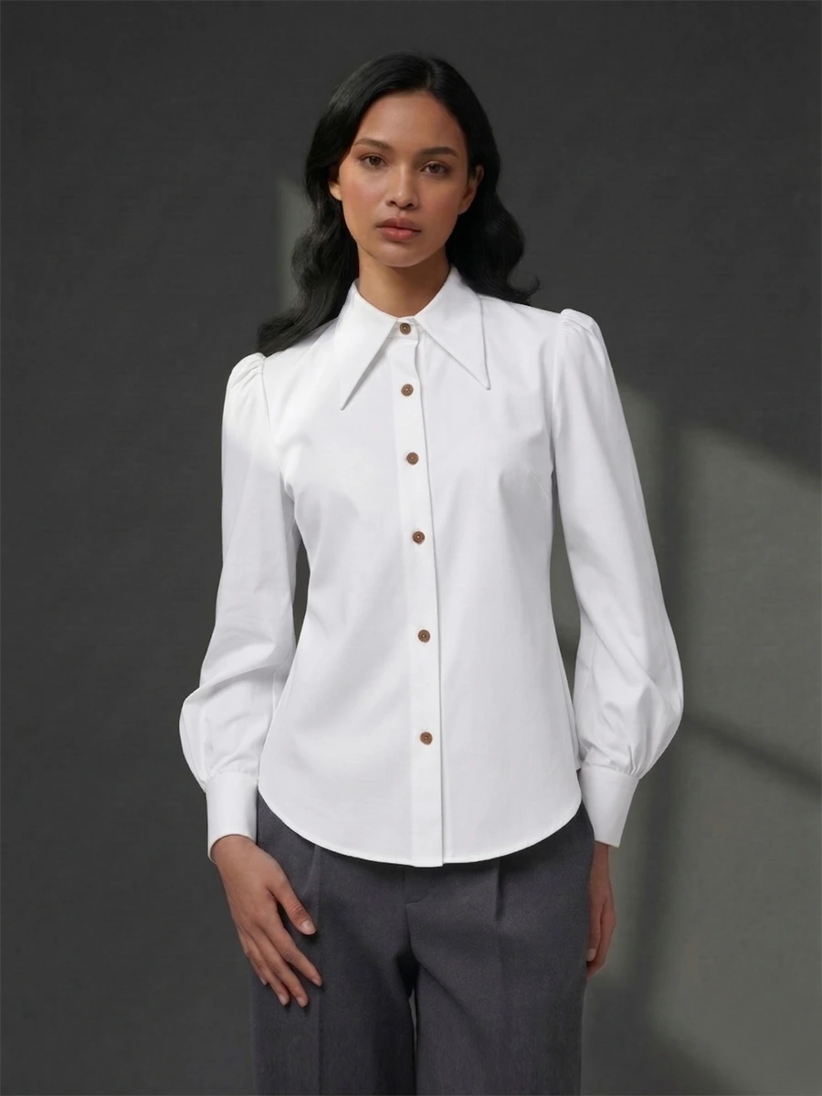 Algefer Faima • Kemeja hip-length modern-fit