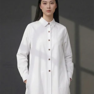 Algefer Marya • Kemeja dress-length relaxed-fit